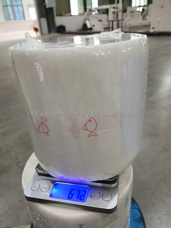 Ωραίο σχεδιασμό Dot To Dot Lamination Embossing Μηχανή επανόρθωσης χαρτιού πετσέτας κουζίνας 14