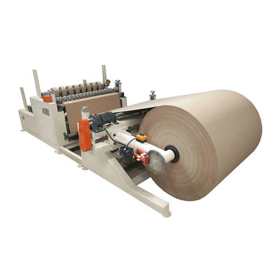 Μηχανή κοπής χαρτιού κυλίνδρου Kraft Custom Size 100-140m/Min jumbo roll slitter rewinder